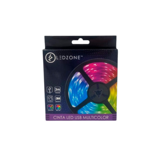 Cinta led RGB 3m USB